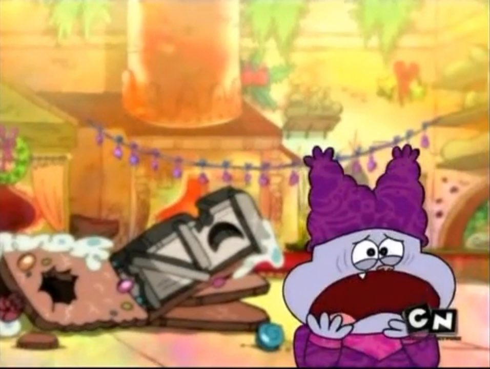 Poor Chowder they have a hard time building a Shmingerbread House.