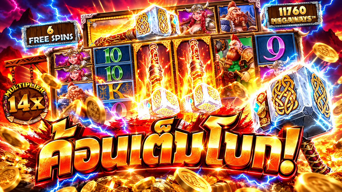 หมุนไม่ตันก็มันส์ได้! | Power of Thor Megaways