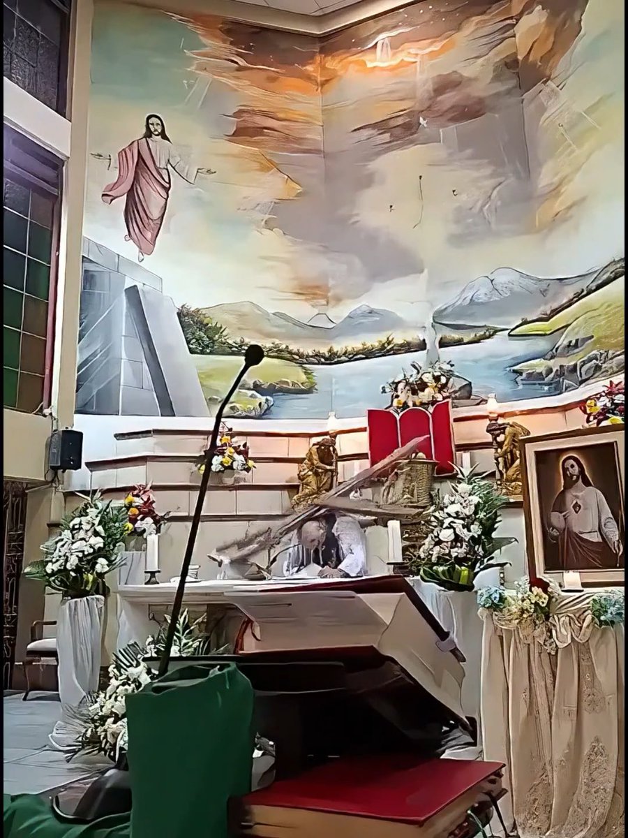 Father dies after crucifix falls on his head.😲