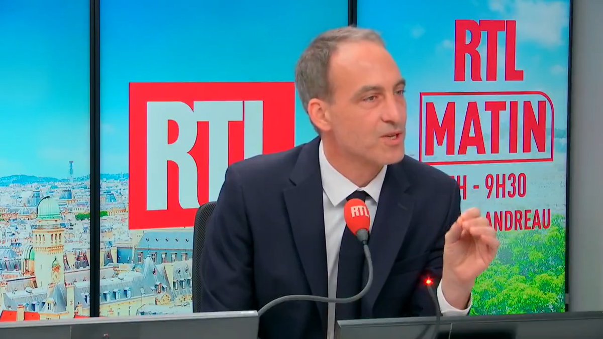 🎙️"En agissant ainsi, Jean-Luc Mélenchon est le Marchepied de l'extrême droite" Raphael Glucksmann, invité du 8h15 au micro d'olivier boy sur #RTLMatin