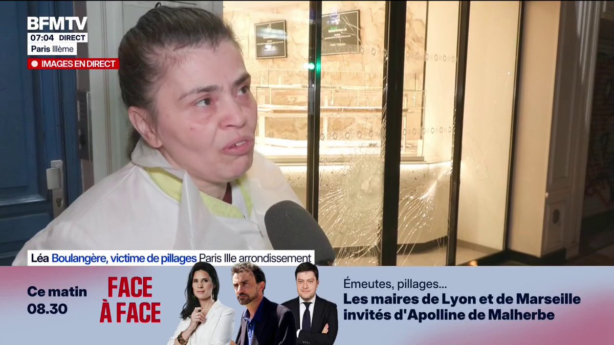 🇫🇷 FLASH | « On se fait insulter en disant qu’on est des capitalistes… Non, moi je commence à 3 h du matin, je finis à 18h, du lundi au samedi. Je trouve que c’est pas du capitalisme ça. C’est juste on transpire, on gagne notre vie », déclare cette boulangère parisienne.
