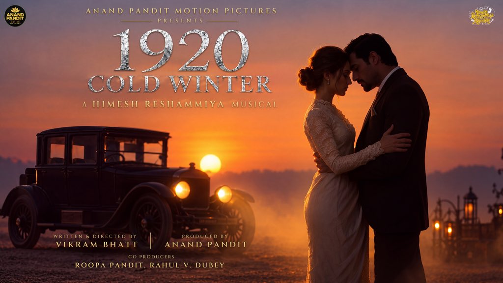 Some books are written in ink. Some in blood. And some were never meant to be opened. 🥀❄️ A Himesh Reshammiya Musical Ahan Shetty, #AnyaSingh & #LarissaBonesi star in #1920COLDWINTER, with music by #HimeshReshammiya. Written & directed by Vikram Bhatt Produced by Anand Pandit Co-Produced By #RoopaPandit Rahul V Dubey Anand Pandit Motion Pictures Himesh Reshammiya Melodies Sunil Sirvaiya #SoniaKapoor #1920ColdWinter #TrueHorrorIsBack