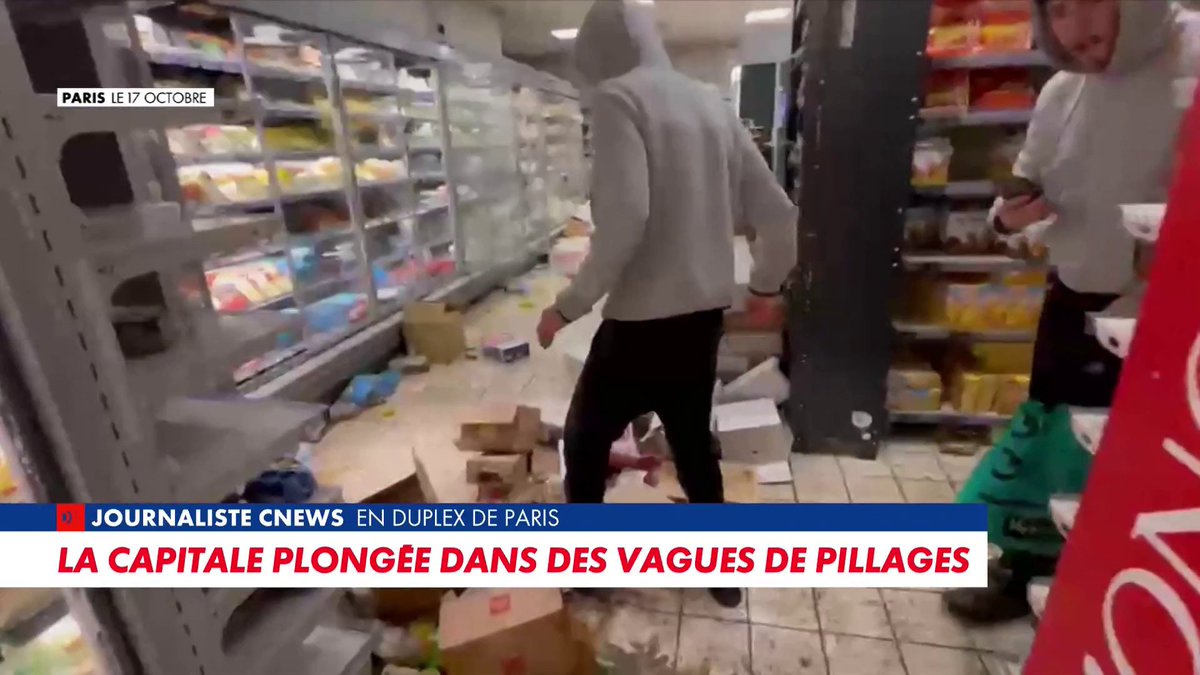 Deux jours après les manifestations du 17 octobre, les pilleurs continuent de saccager de nombreux commerces à Paris. Toute l'info est à retrouver sur