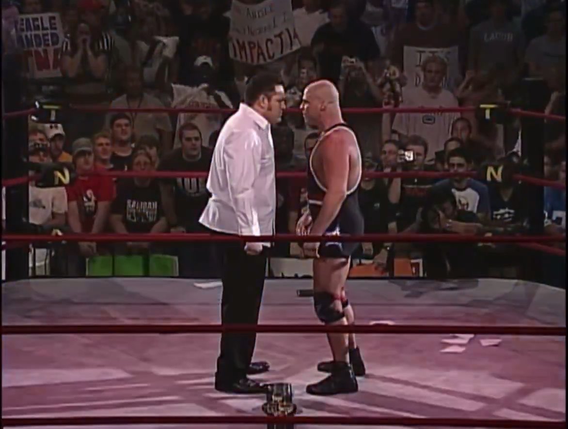 HAPPY 20th ANNIVERSARY TO THE TNA DEBUT OF KURT ANGLE. ONE OF THE GREATEST SIGNINGS AND MOMENTS IN TNA HISTORY.
