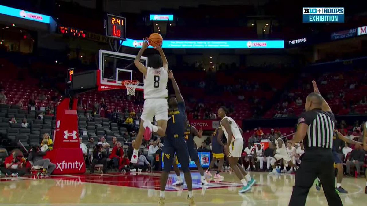 "It's absurd is what it is." 🗣️🔊 Maryland Men’s Basketball freshman Kaden House's late 3 deserves another look 👇