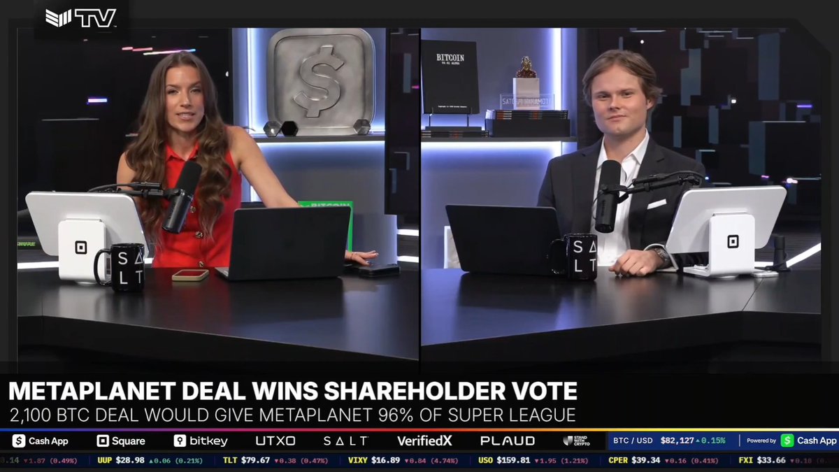 JUST IN: 🇯🇵 Japan's Metaplanet to buy Super League for 2,100 BTC and $2.5 million 👀 This will give the 2nd-largest corporate BTC holder a U.S. listed Bitcoin treasury platform! 🚀