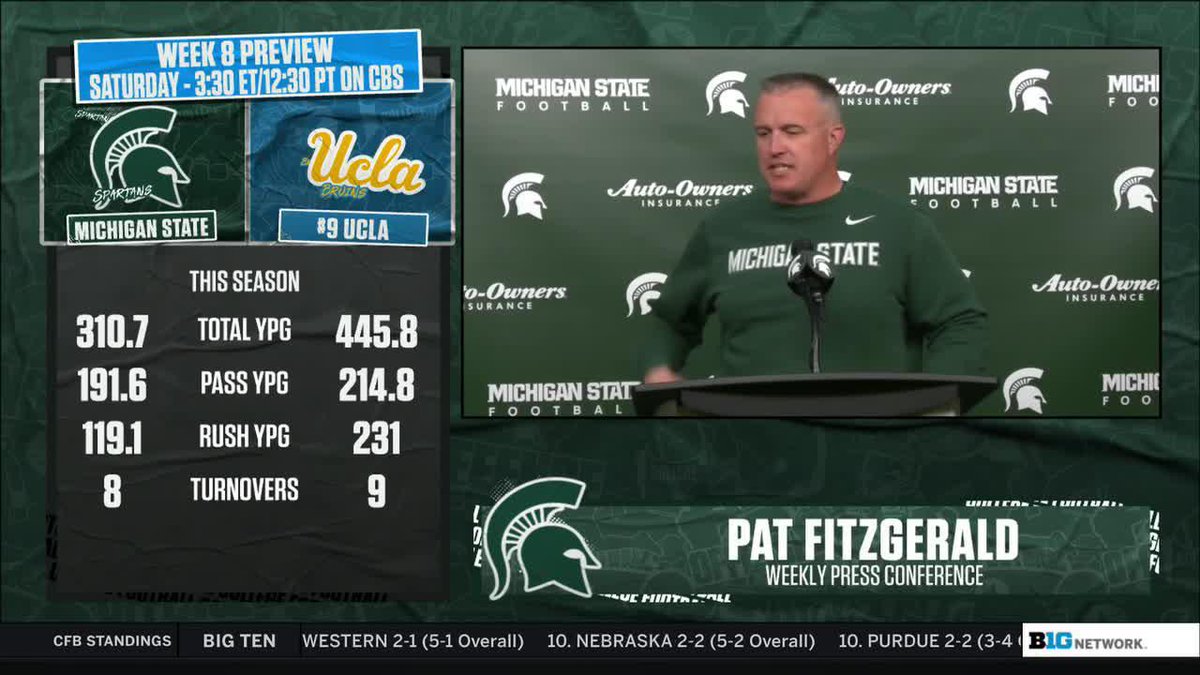 You don't sleep well. Food doesn't taste good. The dog barks at you. Pat Fitzgerald can't stand losing.