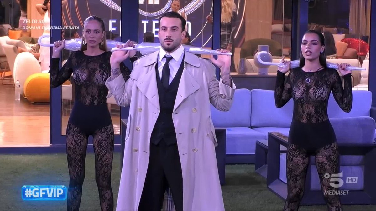 Signore e signori, ecco il medley d’autunno con Andreas, Megan, Alex, Piera, Marina e Federica ☔️✨ #GFVIP