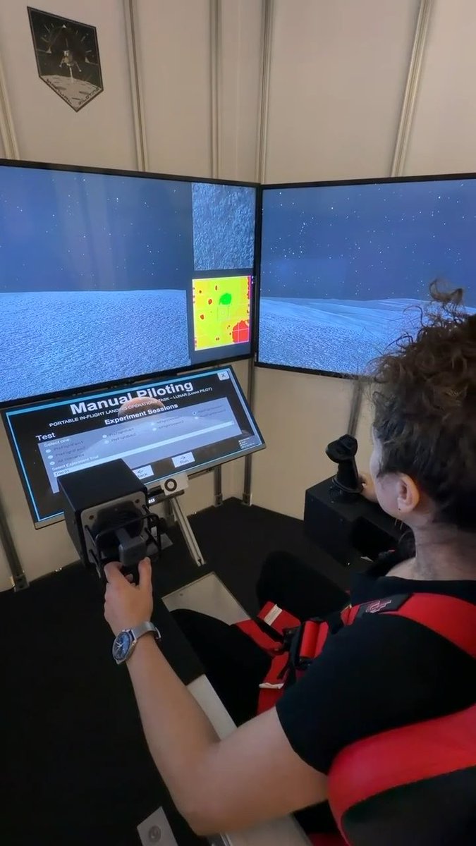 When our NASA Artemis missions land on the Moon, we need to be ready to take manual control for a successful landing. For the Manual Piloting study, I flew this landing simulator before and immediately after spaceflight to assess if any changes associated with cognitive function or gravity affected my performance. Thankfully, I was able to land successfully even just two hours after we splashed down!