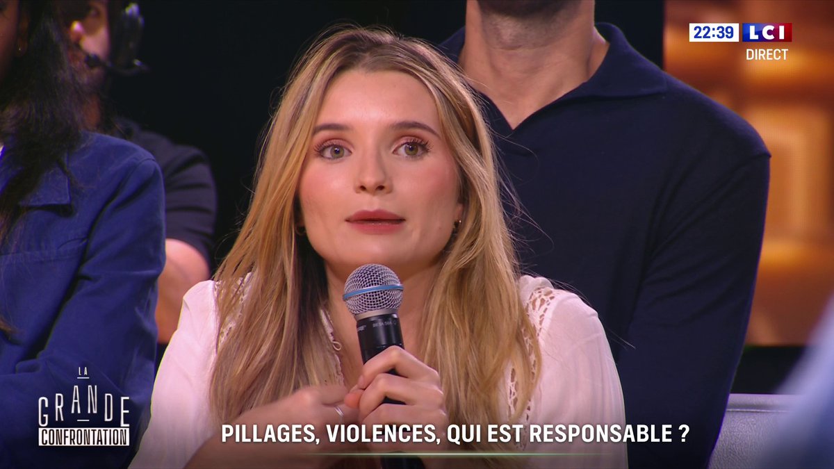 Manifestations : "C'est une réponse à des années, des dizaines d'années de misère", Lola-Fleur Whittaker, créatrice de contenus 📺 #LaGrandeConfrontation - "Violences : la France sur un fil" présentée par David Pujadas