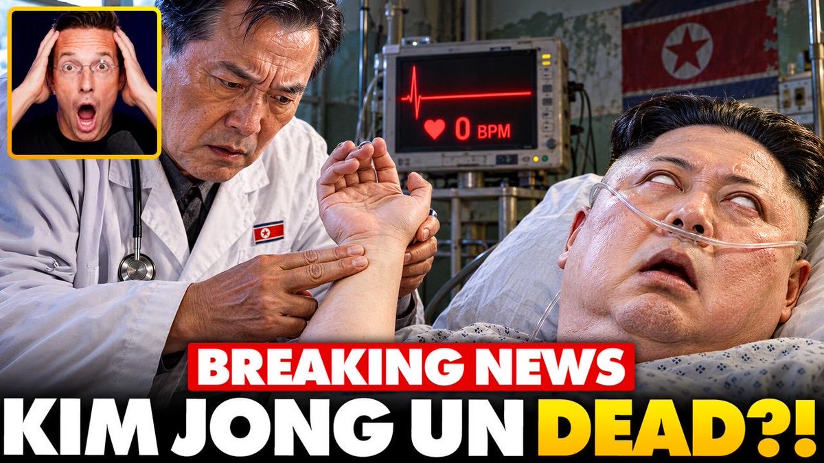 Is Kim Jong Un dead? Unverified reports claim the Supreme Leader suffered a brain hemorrhage, was moved to a hospital in Beijing, and died. The claims cite a coma and the absence of any public appearance to refute them. No official North Korean or Chinese confirmation has been issued. Kim is 5’7” and roughly 310 pounds, a lifelong heavy smoker with documented risks for cardiovascular disease, high blood pressure, and diabetes. Kim Jong Un's sister, Kim Yo Jong has also suddenly stepped into leadership roles. Identical death rumors circulated in 2020 and were false. He hasn't been seen in two weeks. Is it true this time?