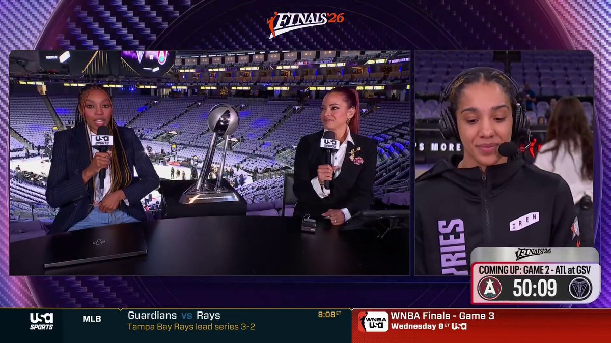 “You carry UConn with you for the rest of your life.” Four Huskies on one WNBA Finals squad 🐺 Gabby Williams on the UConn bond and how she and her teammates joke about what messages Coach Geno Auriemma will send after each game 😂