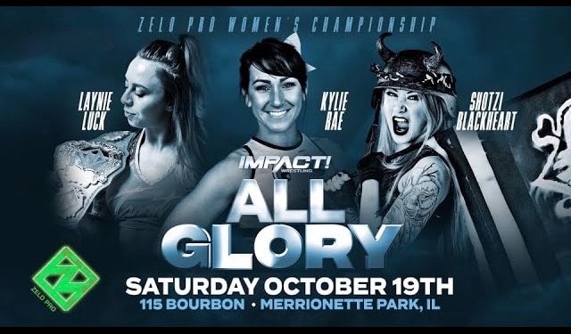 7 years ago today, Shotzi, Kylie Rae and Laynie Luck had a killer match at a special indy showcase TNA did the night before Bound For Glory 2019. Shotzi Blackheart KYLIE RAE Laynie Luck 🍀✨