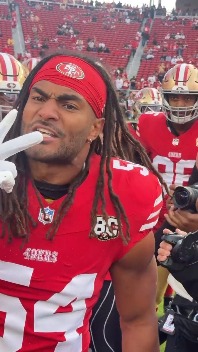 "ATTACK! ATTACK!" 🗣️ Watch Fred Warner and the 49ers on ABC, ESPN and the ESPN App!