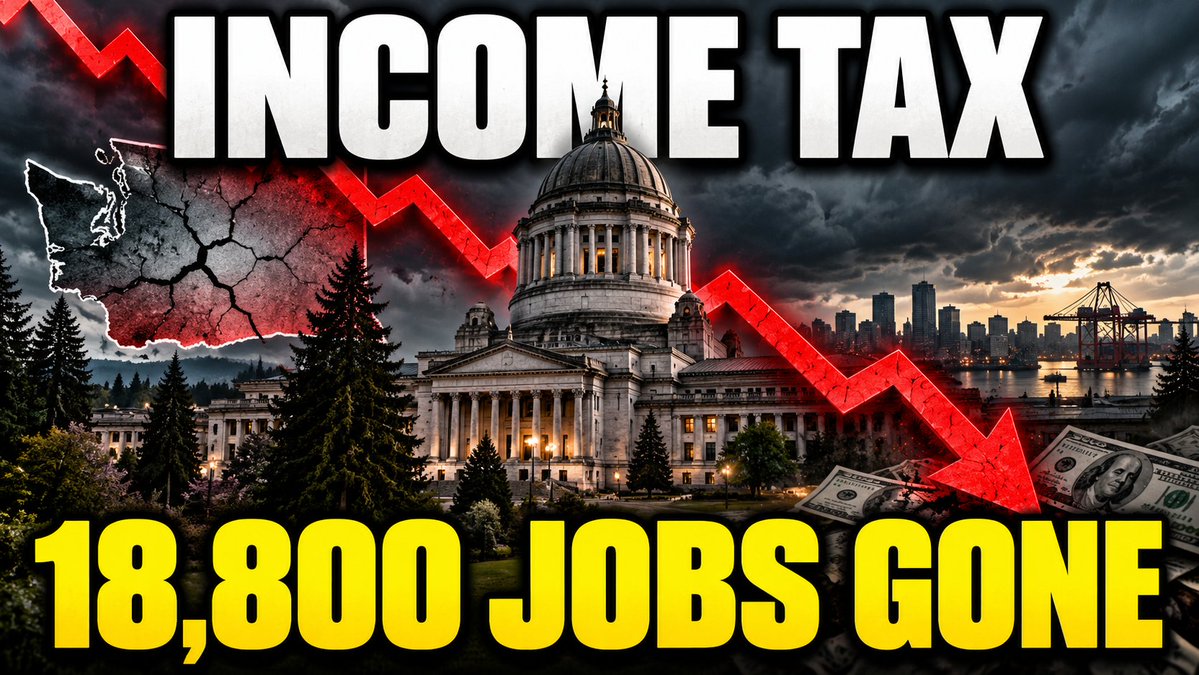WA's new income tax will cost the state $2 for every $1 it raises, and 18,800 jobs by 2036, according to a new report. Democrats already admit they plan to lower the $1 million threshold. Seattle's mayor says if millionaires leave, "like, bye." Does that sound like a plan to you?