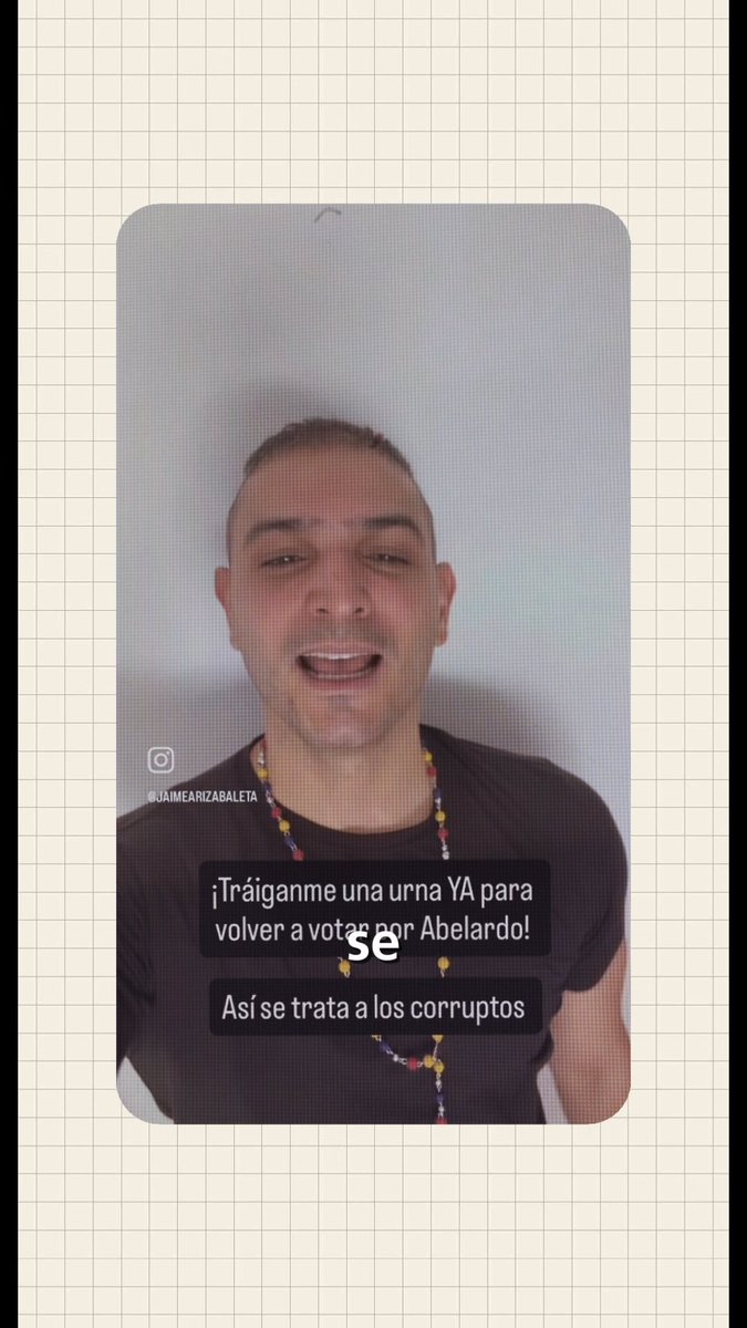 Oiga, señor Jaime Arizabaleta: en vez de aplaudirle todo al señor Abelardo como ninguno, ¿por qué no lo invita a hacerles a Alejandro Eder y a Dilian Francisca T. la misma grosería y encerrona que le hizo a la gobernadora de San Andrés? Hoy, 70 DÍAS DESPUÉS del terremoto, tenemos gente durmiendo en la calle y una reconstrucción de Cali y el Valle INEXISTENTE. Así sea para montar el show mediático y ficticio que hace por todo el país, pero que al menos Abelardo De La Espriella HAGA ALGO POR CALI Y EL VALLE, porque Alejandro Eder y Dilian Francisca T. demostraron que todo les queda grande y que la gente no les interesa.