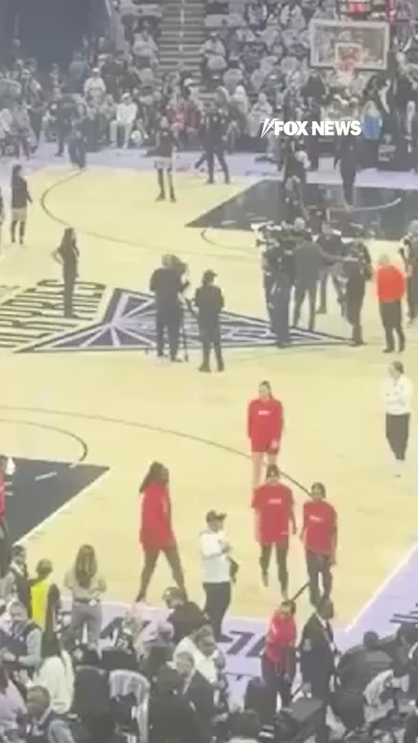 Both WNBA Finals teams run off the court moments before the national anthem for the second straight game, returning seconds after the performance ends. OutKick video shows players from the Atlanta Dream and Golden State Valkyries are noticeably absent during the anthem ahead of Game 2, as Grammy-winning singer Alanis Morissette performs. The repeated absence comes despite a WNBA rulebook requirement that players, coaches and trainers stand along the sidelines or foul line during the national anthem. See what the league's rules say and the questions surrounding the teams' actions:
