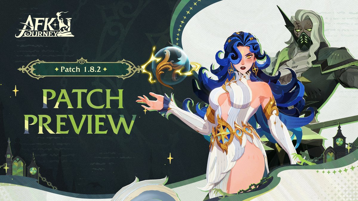 Patch Update: 1.8.2 Patch Preview Video | AFK Journey Take a look at Patch 1.8.2! New heroes, events, cosmetics, and more await to keep your adventure moving forward. ✨ Highlights: ✦ New Heroes: Marene, Baden & Thane ✦ New Gameplay & Limited-Time Events ✦ Primal Lord: Grave Alchemist ✦ Enhance Force Upgrades: Harak ✦ New Hero Skin: Senea