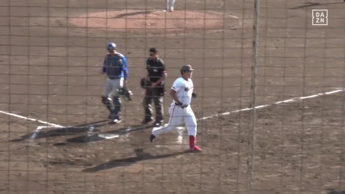 遥か彼方へ🚀 とんでもないパワー💪 竹下徠空 確信の場外ホームラン ⚾️巨人×DeNA(フェニックス・リーグ) #ジャイアンツ #だったらDAZN #イージースポーツ