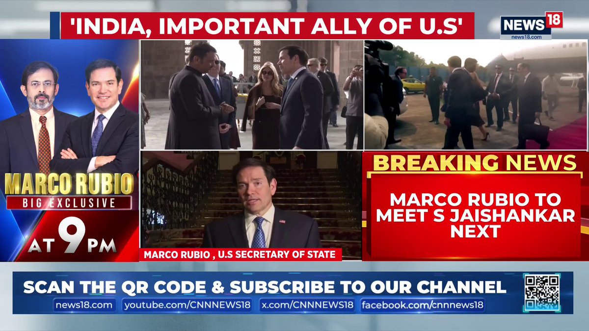 #BreakingNews | Rubio on India’s energy sector: “We will talk about this tomorrow with Reliance. India is a refining superpower" Nabila Jamal | #MarcoRubio #IndiaUS #UnitedStates #Trump