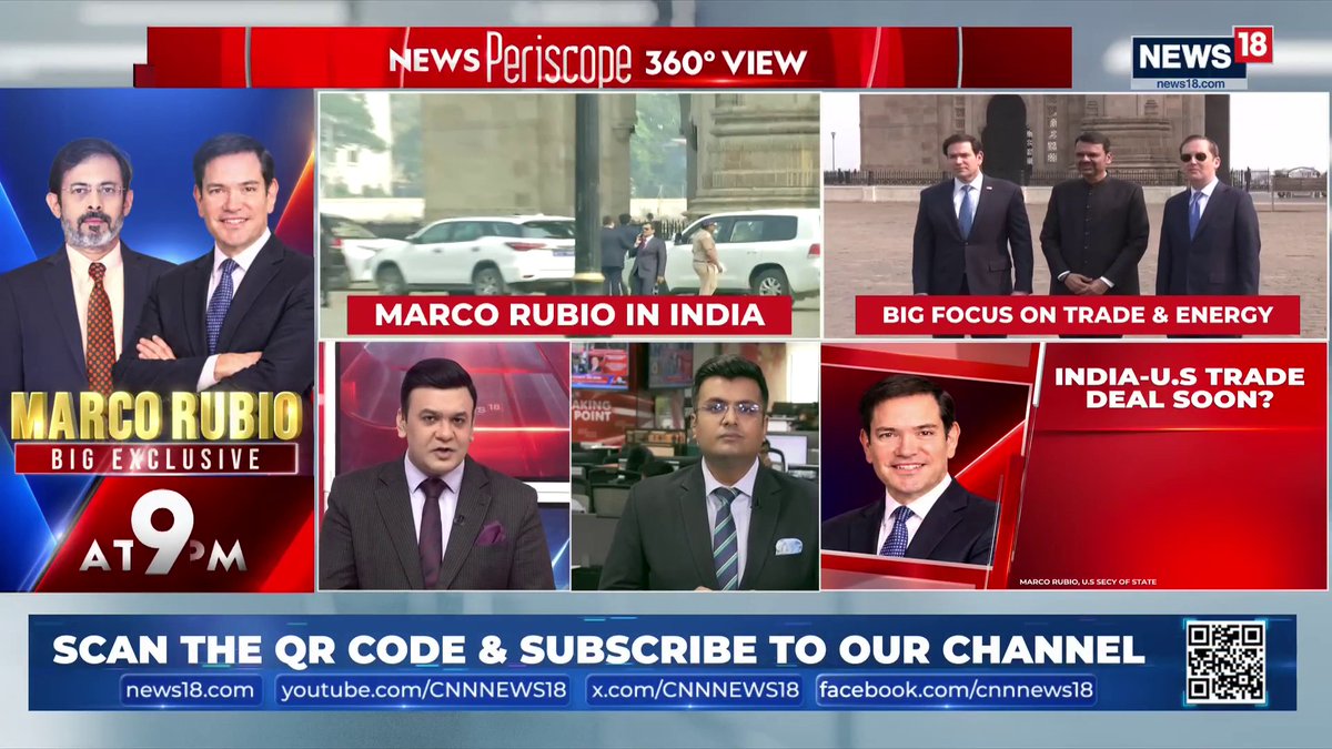 #Periscope | For India, given the fact that Trump seems desperate for a deal, what can our country look forward to as latest images of the currently ongoing meeting between S Jaishankar and Rubio are released Suresh Goyal, Former Diplomat says 'The main outcome is going to be in the area of energy while other topics will be touched upon too' Siddhant Mishra shares more details #Texas #Reliance #Jamnagar #Trump | Ayushman Singh Jamwal