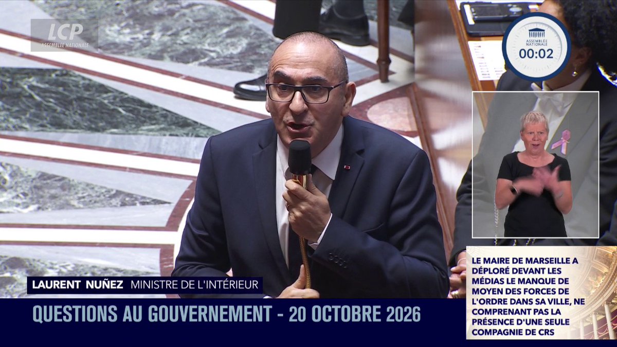 🇫🇷 FLASH | Vive passe d’armes à l’Assemblée nationale entre Laurent Nuñez et Manuel Bompard (LFI) au sujet des violences et des pillages du week-end. « Condamnez fermement les casseurs, les pilleurs, les violences », lance le ministre de l’Intérieur au député insoumis. « Je ne veux pas voir sur les sites de l’ultragauche la glorification des pillages qui ont eu lieu. [...] Ce sont vos amis », poursuit Laurent Nuñez