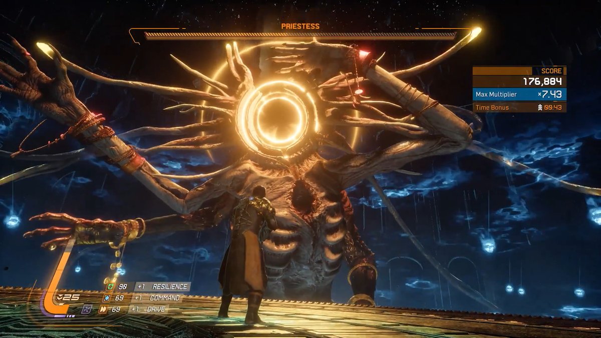 Beat bosses, top the world’s leaderboards. The new Overlord Rush game mode is available in Saros as part of the Zenith update, live now