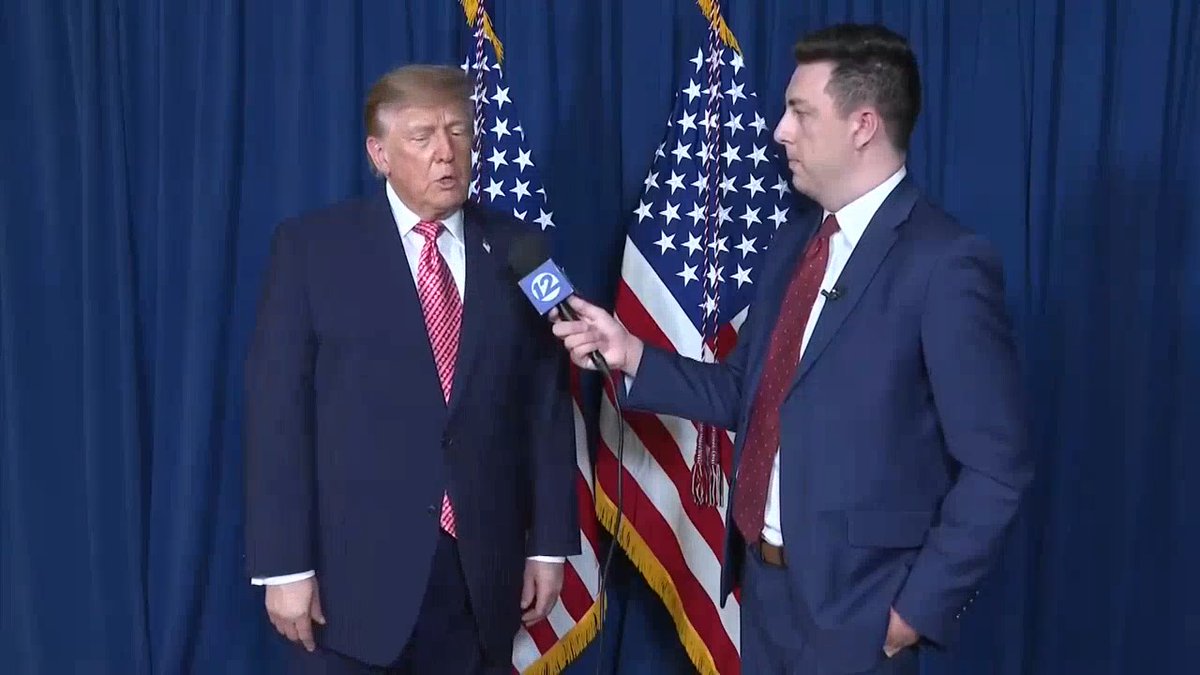 Trump: Already our prices are much lower. Oil is much lower. Food prices have come way down. Groceries, so to speak.