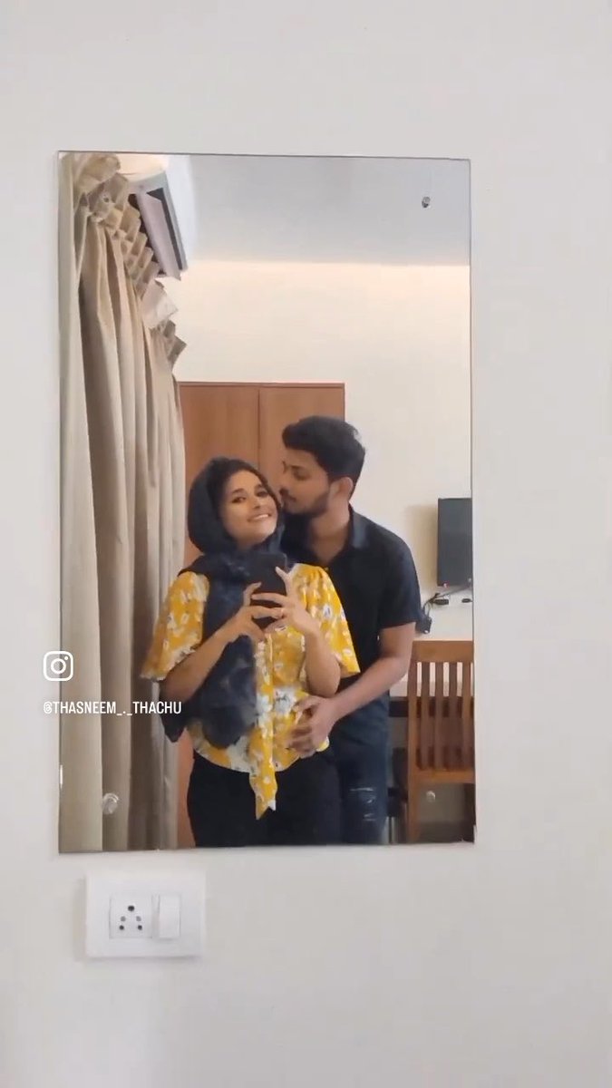 Kerala muslim girl Thasneem with her Hindu husband Abhiram. They were in relationship since school and now married with kids.