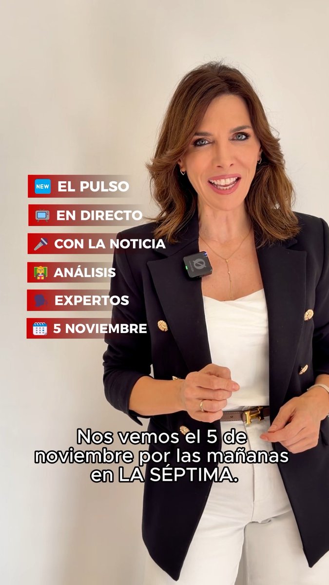 Verónica Sanz tomará El Pulso a las mañanas en LA SÉPTIMA.