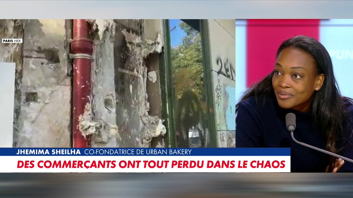 Jhemima Sheilha, co-fondatrice de Urban Bakery : «Voir tout ça réduit à néant, au nom d'une idéologie que je n'arrive pas à comprendre, je suis dévastée», dans #Punchline Toute l'info est à retrouver sur