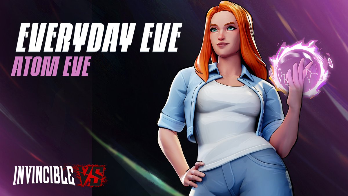 What does Eve look like when she's not kicking ass? Pretty much the same, just in more comfortable clothes.