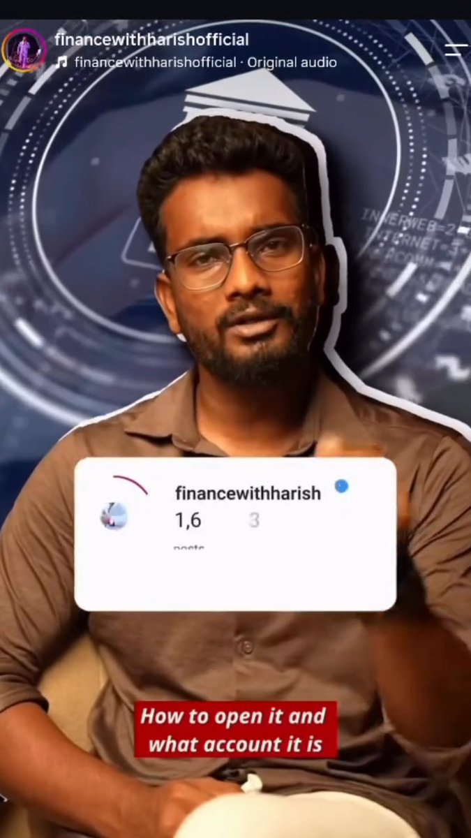 'Finance with Harish' is no more 💔 Recently his IG account got suspended!. Sources claim Cyber bullying 😣