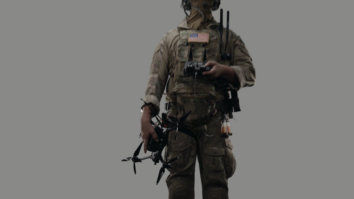 An airstrike in your hand. Our Archer FPV system is man-portable with a ground control station small enough to mount on standard plate carriers. Every component ruggedized and designed for rapid deployment.
