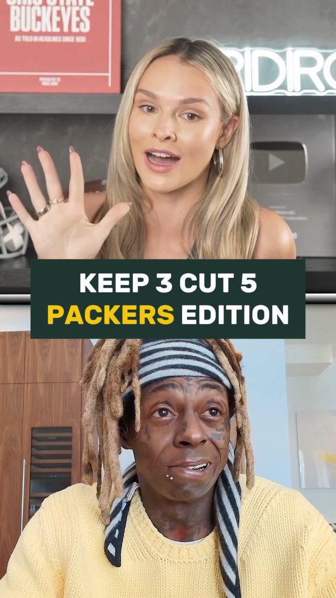 Lil Wayne’s Keep 3, Cut 5🚨Packers Edition: HE CUT DAVANTE?! 😭 Lil Wayne WEEZY F #packers #greenbaypackers #jordanlove #aaronrodgers