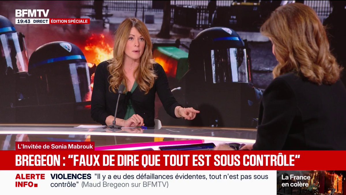 Violences du 17 octobre: "Les premiers responsables ce sont les factieux et les racailles", fustige Maud Bregeon, porte-parole du gouvernement