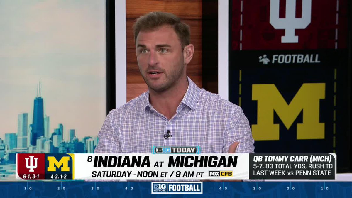 "He has to start this week, absolutely." Jake Butt weighs in on Michigan Football true freshman QB Tommy Carr 👀 #B1GToday
