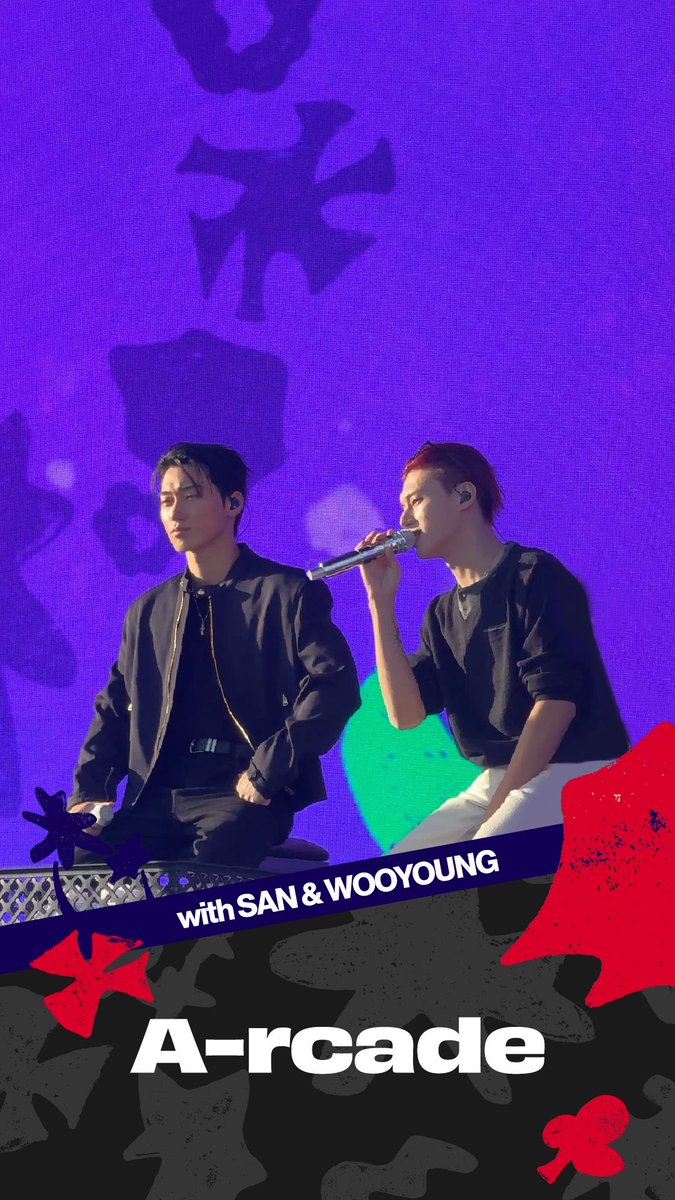 SAN & WOOYOUNG A-rcade 🕹️ They showed ATINY who really knows how to play 🃏 🗓️ October 18, 2026 📍 LA State Historic Park ATEEZ(에이티즈) #ATEEZ #82WORLD #82WORLDLA #hello82PRESENTS #hello82