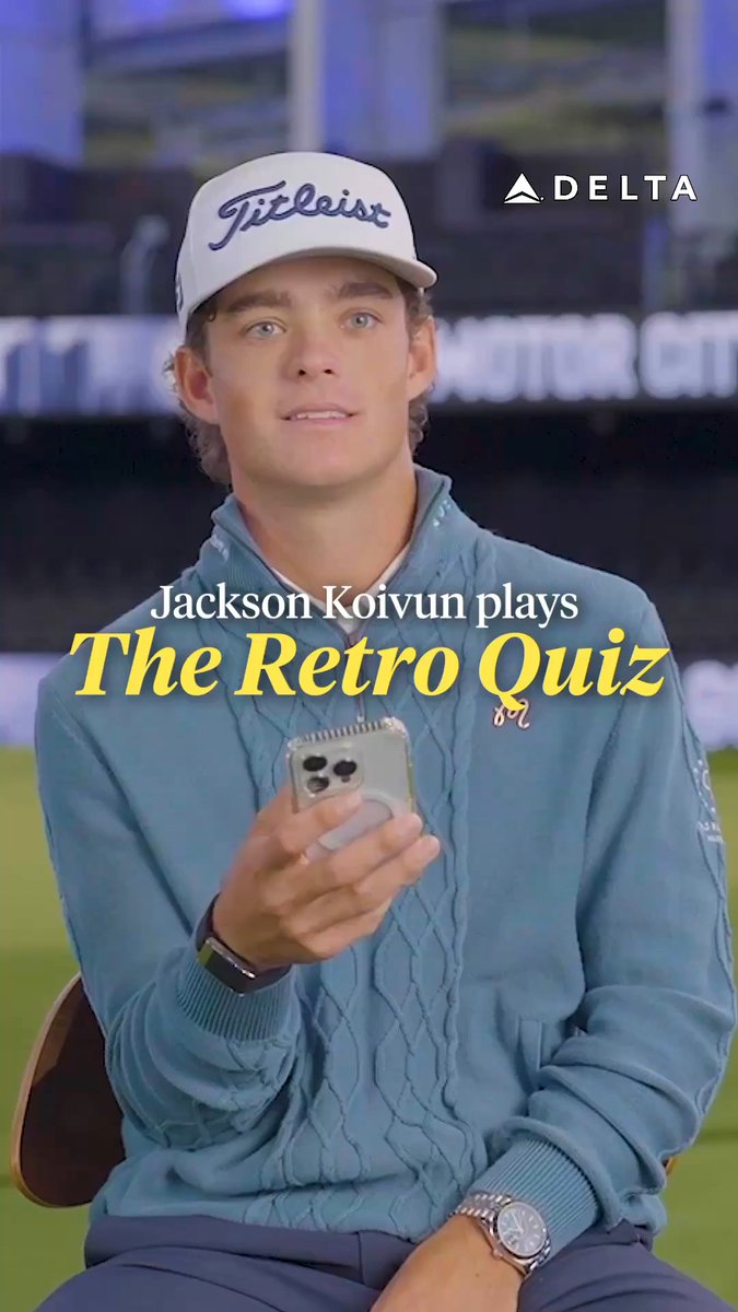 Jackson Koivun put his knowledge of previous generations to the test. 😂 Presented by Delta