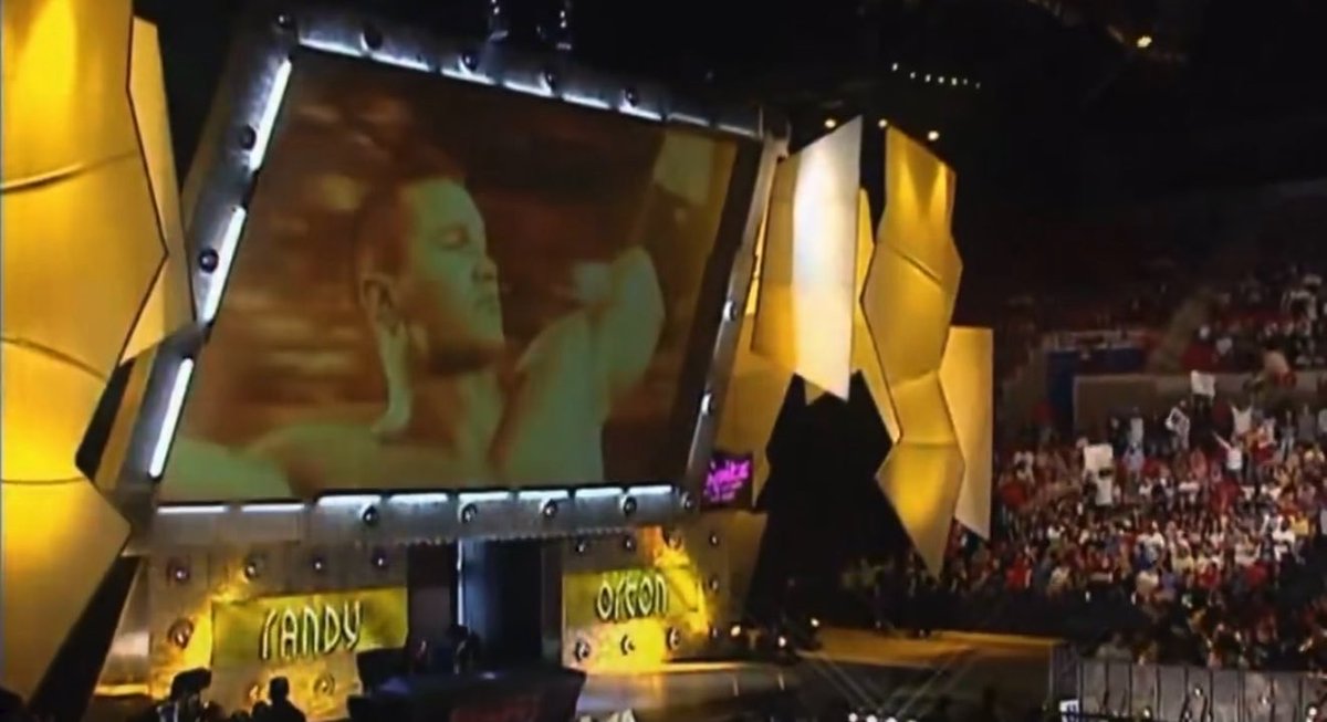 August 30, 2004: Randy Orton makes first entrance with "Burn in My Light” theme