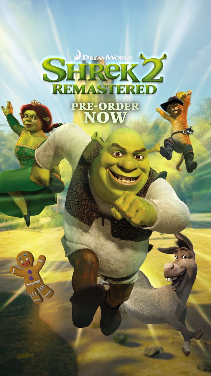 Far Far Away is So So Back. DreamWorks Shrek 2 Remastered is available for Pre-Order NOW!