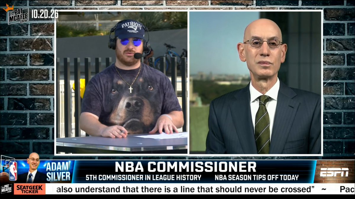 "We're still a few seasons away from the actual expansion taking place, but as you said you know we've been public about the fact that we're looking closely at Las Vegas and Seattle." –NBA Commissioner Adam Silver on potential expansion cities (via Pat McAfee)