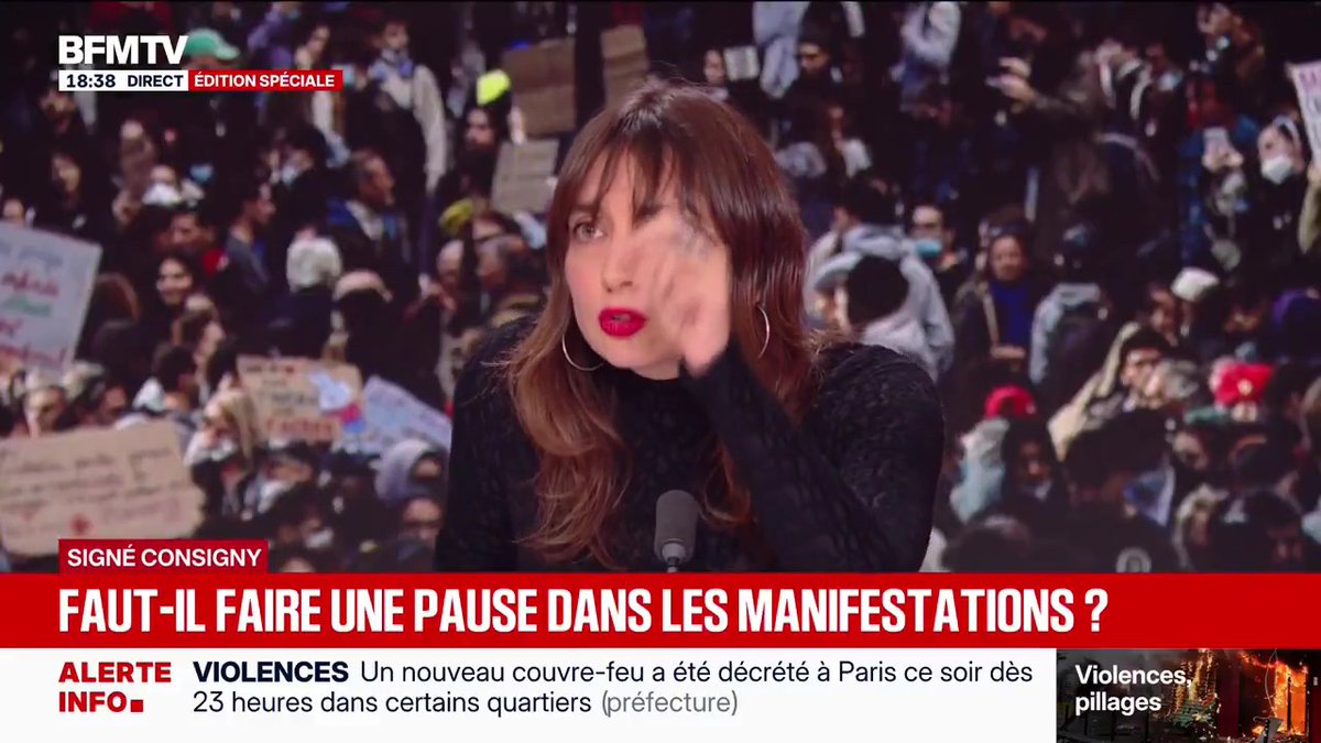 "C’EST VOUS LA RACAILLE" dit Elsa Marcel à Charles Consigny. Nouvelle séquence lunaire sur BFM. "J’en vois une beaucoup plus que moi." lâche Sonia Mabrouk.