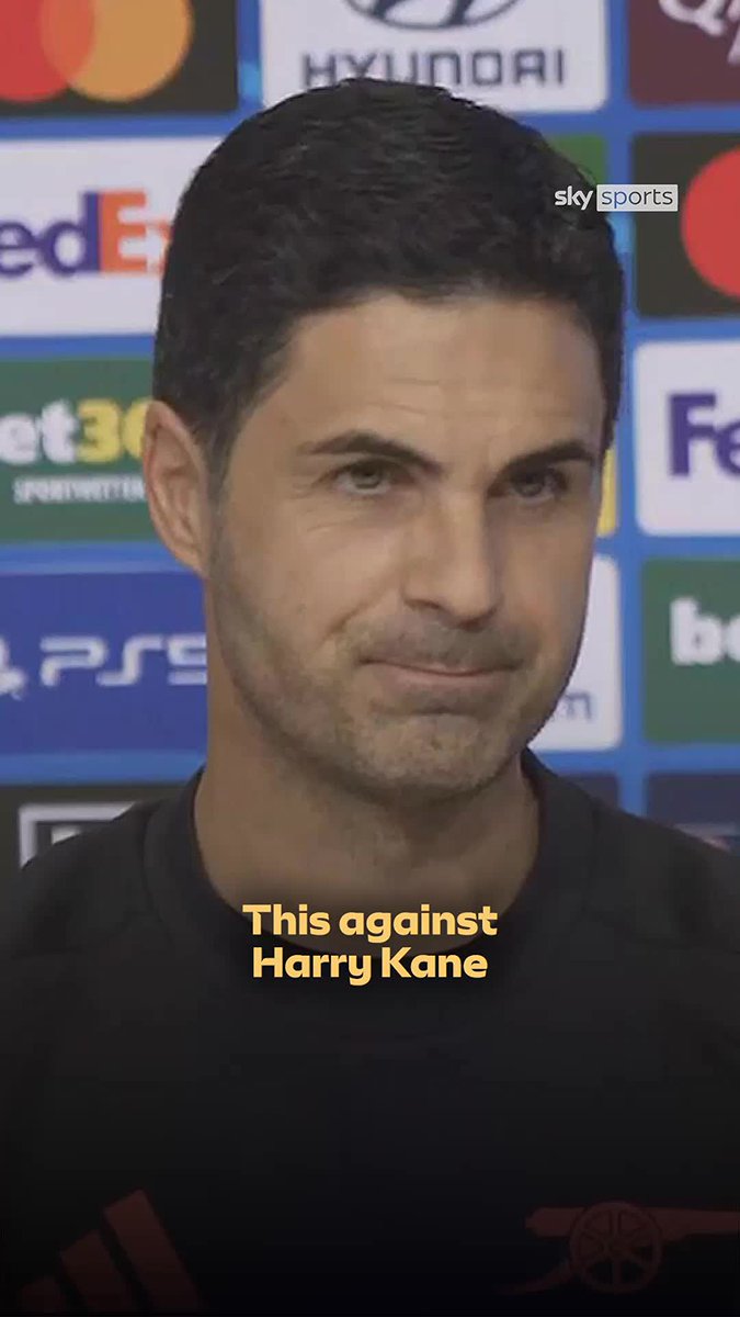 Arsenal boss Mikel Arteta admits facing forward Harry Kane will be 'another level' for his defenders 🔴