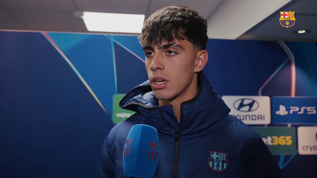 🎤 Les declaracions de Marc Bernal després del #PSGBarça: "Hem afrontat el partit amb personalitat, que era el que ens havia demanat el míster" "A la Champions, els petits detalls decideixen els partits. Hem d'intentar millorar, queda molt i ens servirà per al futur"