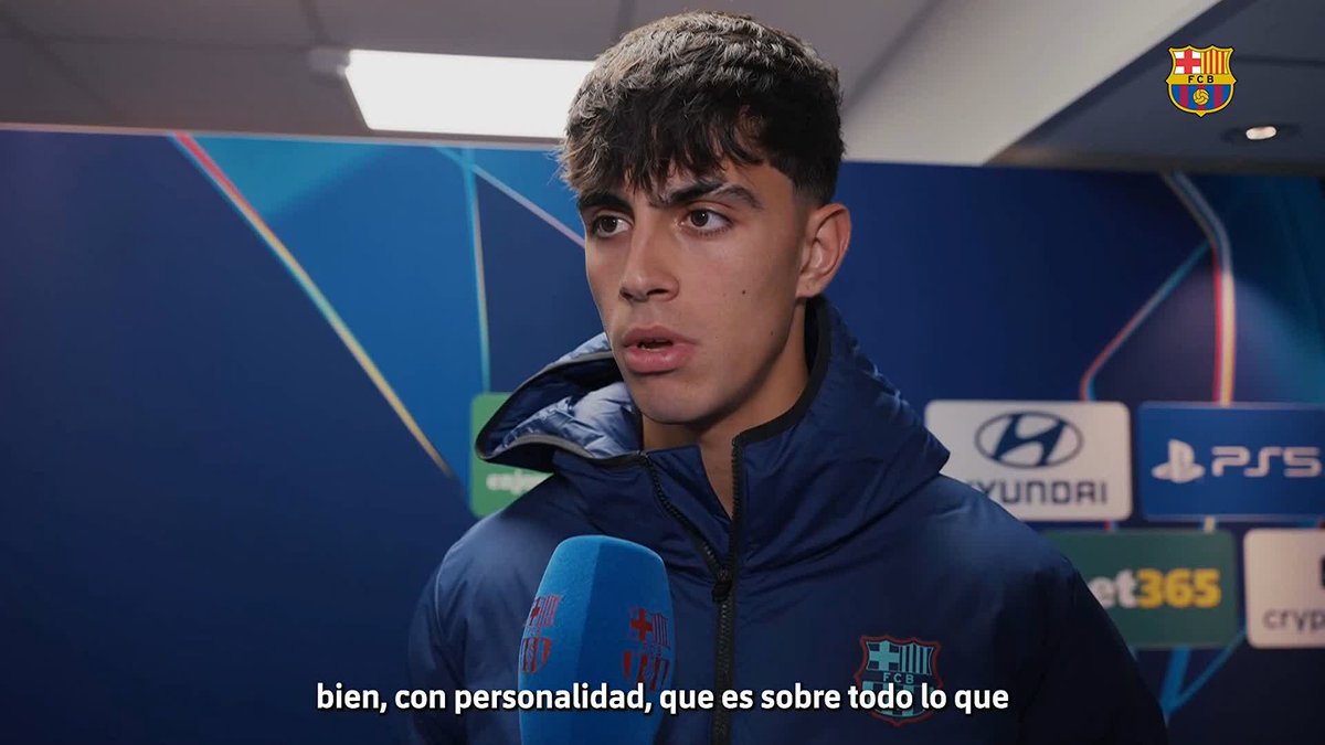 🎤 Las declaraciones de Marc Bernal tras el #PSGBarça: "Hemos afrontado el partido con personalidad, que era lo que nos había pedido el míster" "En la Champions los pequeños detalles deciden partidos. Tenemos que intentar mejorar, queda mucho y nos servirá para el futuro"