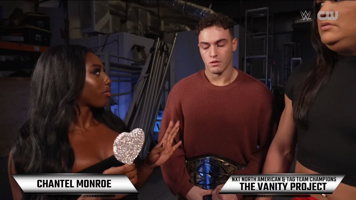 Chantel Monroe is making quite the impression on The Vanity Project! ✨ Chantelwwe