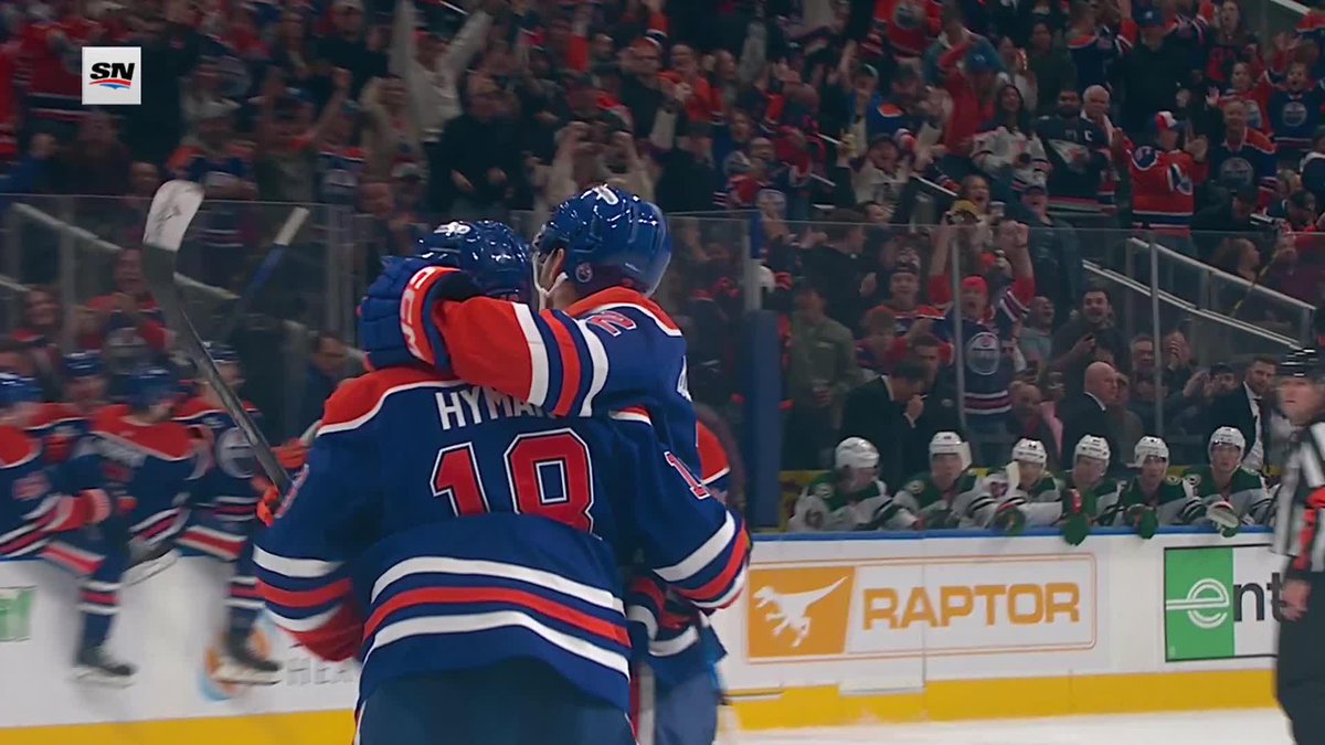 Bouch with the ULTIMATE birthday goal 🥳 #LetsGoOilers