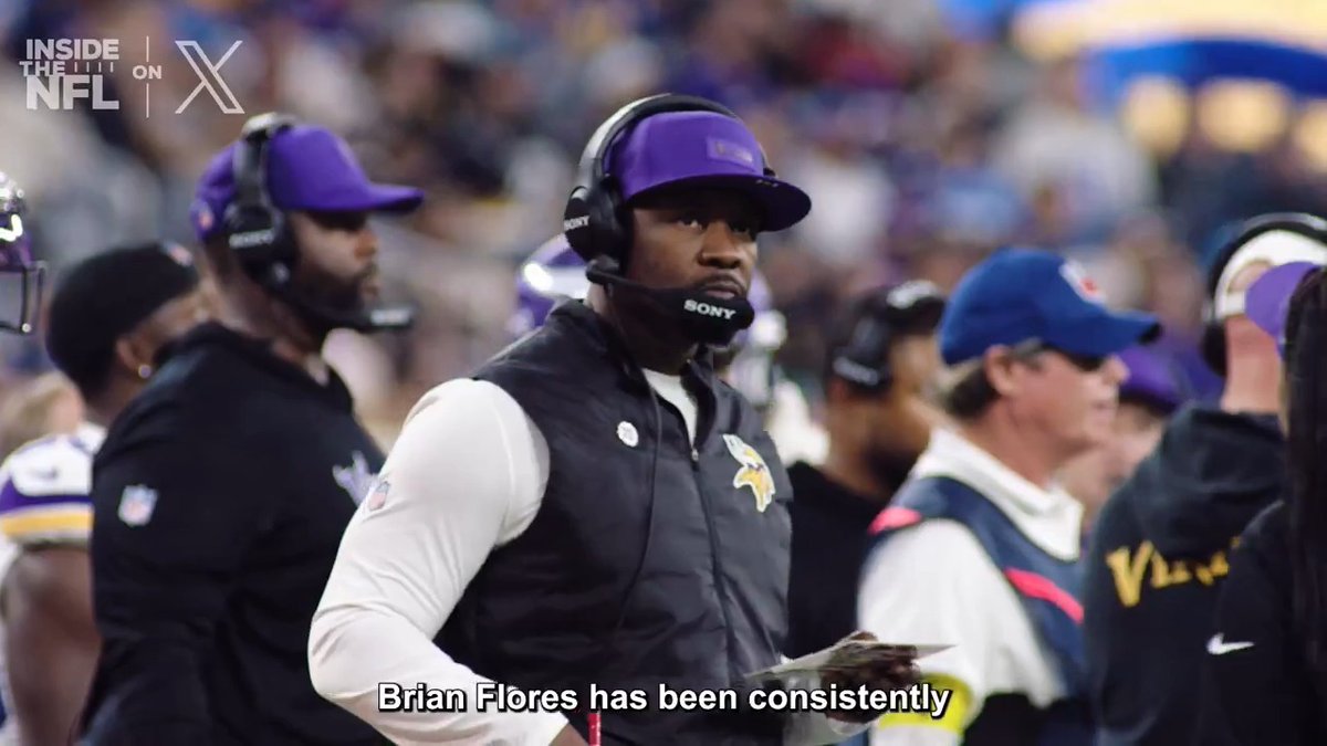This is a Brian Flores appreciation post 🗣️ @InsideTheNFL | Minnesota Vikings