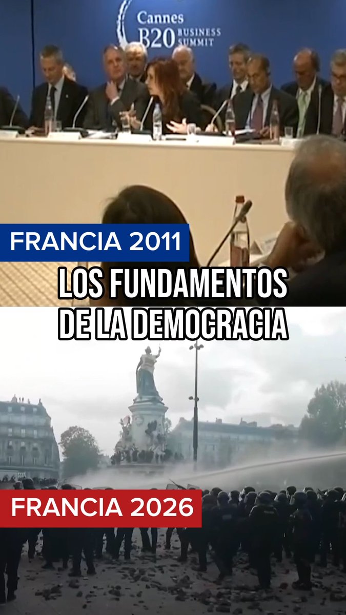 “Cuando la gente ve que la democracia no le da posibilidades de progreso comienza a cuestionar los funcionamientos del sistema político”. Cristina la vio en 2011.